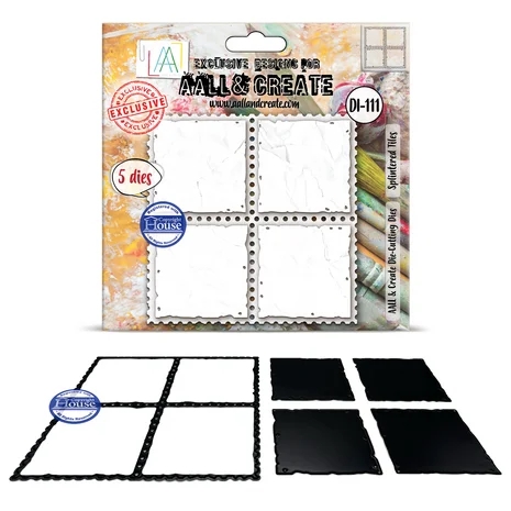 AALL & Create Dies - Geary Cutouts / Splintered Tiles