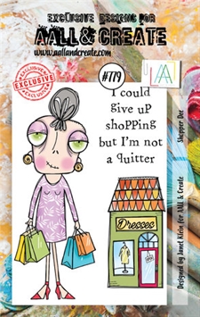 AALL & Create Clear Stamp - Shopper Dee