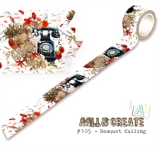 AALL & Create Washi Tape - Bouquet Calling (25 mm) #105