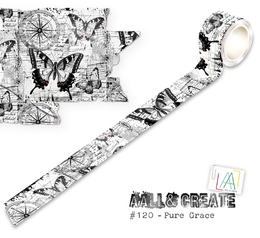 AALL & Create Washi Tape - Pure Grace (25 mm) #120