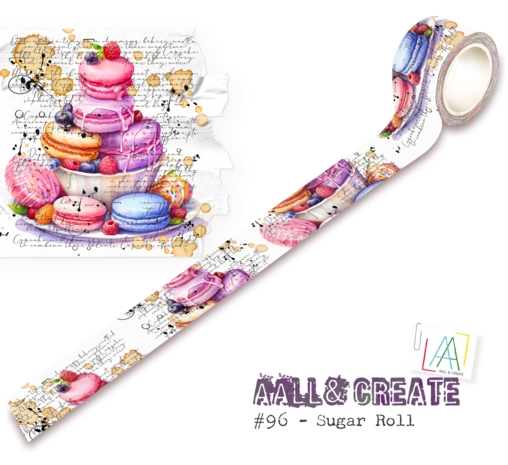 AALL & Create Washi Tape - Sugar Roll (25 mm)