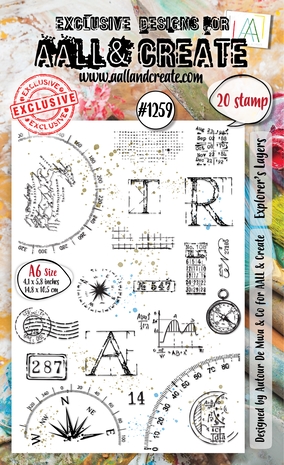 AALL & Create Clear Stamp - Explorer\'s Layers
