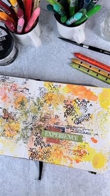 Arden Creative Studio - Stencil 6x8" / Fancy Flourish