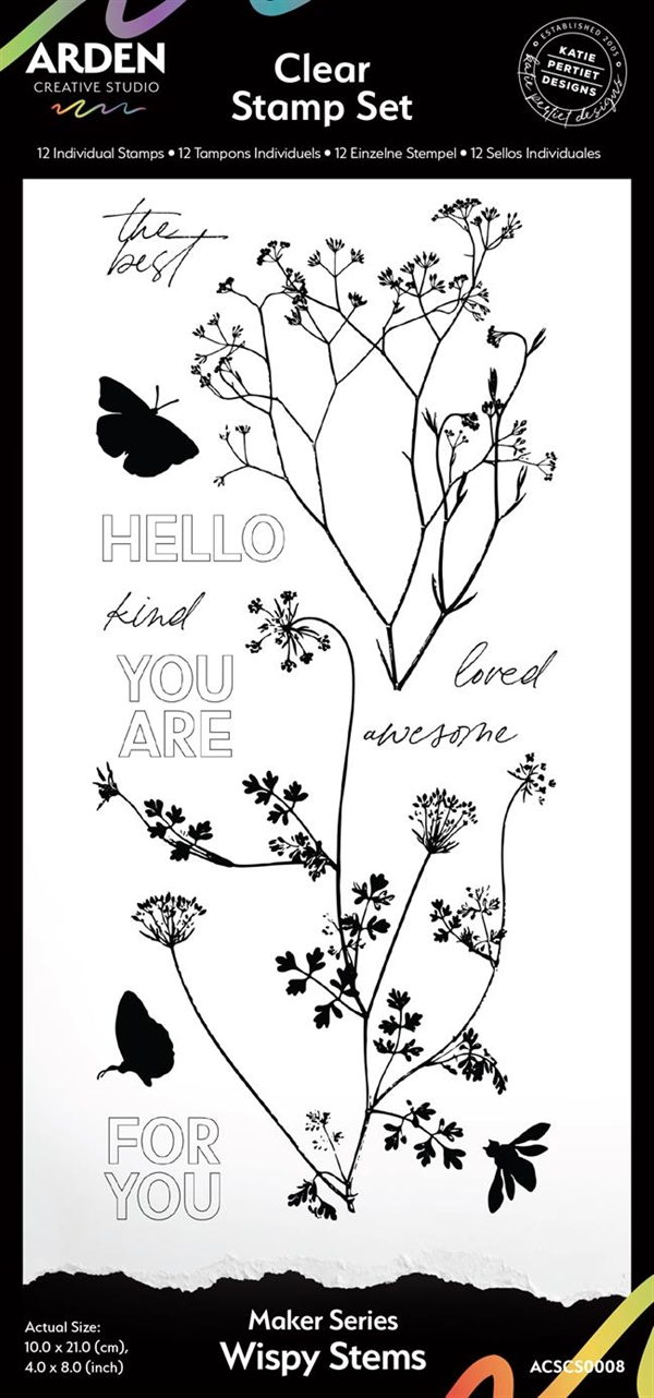 Arden Creative Studio - Clear Stamp / Maker Series Wispy Stems