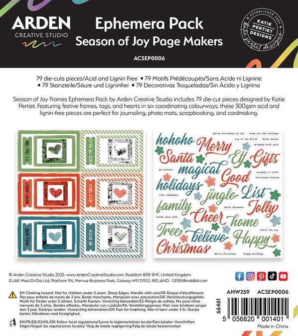 Arden Creative Studio - Ephemera / Season of Joy Page Makers