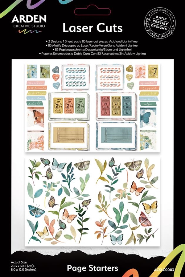 Arden Creative Studio - Page Starters / Laser Cuts (85 pcs)