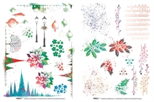 Arden Creative Studio - Rub-On Transfer 6x8" / Vintage Christmas