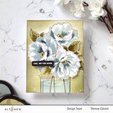 Altenew Clear Stamp Set - Airbrushed Flowers