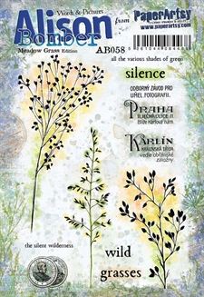 PaperArtsy A5 Cling Stamp - Alison Bomber / 58: Meadow Grass