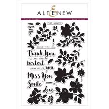 Altenew Clear Stamp Set - Floral Shadow