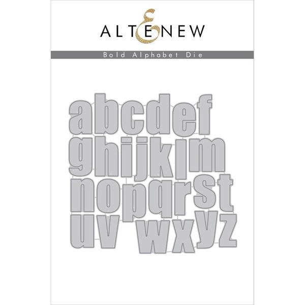 Altenew DIE Set - Bold Alphabet (lovercase)