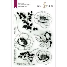 Altenew Clear Stamp Set - Wallpaper Art
