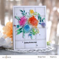 Altenew Clear Stamp Set -  Watercolor Halftone