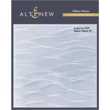 Altenew Embossing Folder - Ribbon Waves 3D