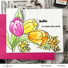 Altenew Build-a-Garden Stamp, Stencil & Die Set - Tulips & Friends (bundle)
