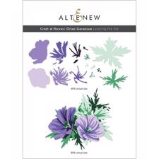 Altenew DIE - Craft-a-Flower (3D Layering Set): Orion Geranium
