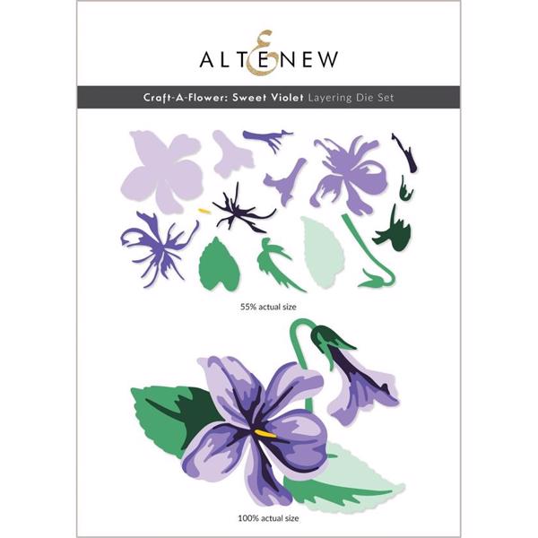 Altenew DIE - Craft-a-Flower (3D Layering Set): Sweet Violet