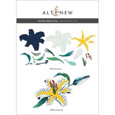 Altenew DIE Set - Gold Band Lily Layering Set (3D)