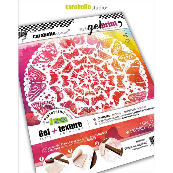 Carabelle Studio Art Gel Print Kit - Round / Butterfly Disc