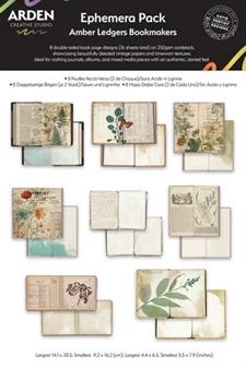Arden Creative Studio - Amber Ledgers / Bookmakers Ephemera Pack