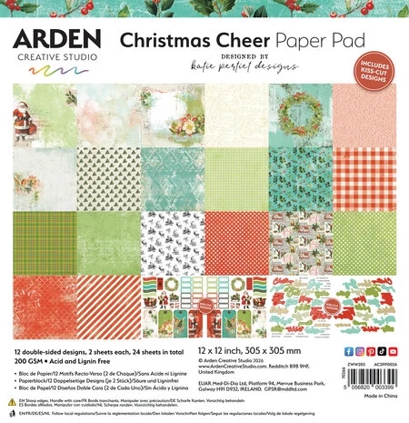 Arden Creative Studio - Christmas Cheer / Paper Pad 12x12"