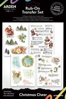 Arden Creative Studio - Christmas Cheer / Rub-On Transfer 6x8" 