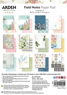 Arden Creative Studio - Field Notes / Paper Pad 6x8"