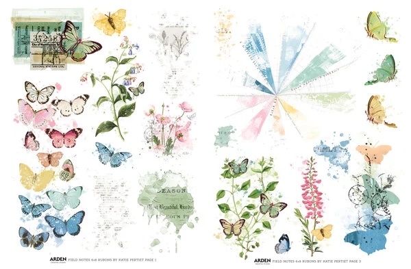 Arden Creative Studio - Field Notes / Rub-On Transfer 6x8" 