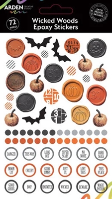 Arden Creative Studio - Wicked Woods / Epoxy Stickers (72 pcs)