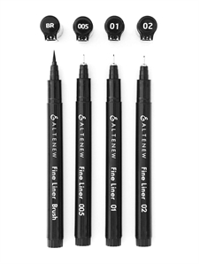 Altenew Must Fine Liner Pen Set (4 pcs)