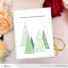 Altenew Press Plate - Festive Triangles