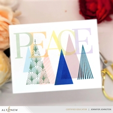 Altenew Press Plate - Festive Triangles