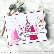 Altenew Press Plate - Festive Triangles