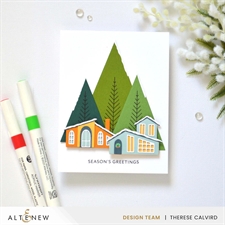 Altenew Press Plate - Festive Triangles