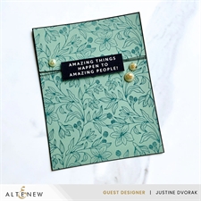 Altenew Press Plate - One Go: Solid Sentiment Strips 2 (you nailed it m.fl.)