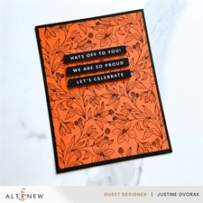 Altenew Press Plate - One Go: Solid Sentiment Strips 2 (you nailed it m.fl.)