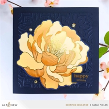 Altenew Press Plate & Stencil - Magical Peony (bundle)
