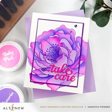 Altenew Press Plate & Stencil - Magical Peony (bundle)