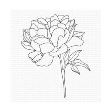 My Favorite Things Background Cling Stamp - Peony Perfection