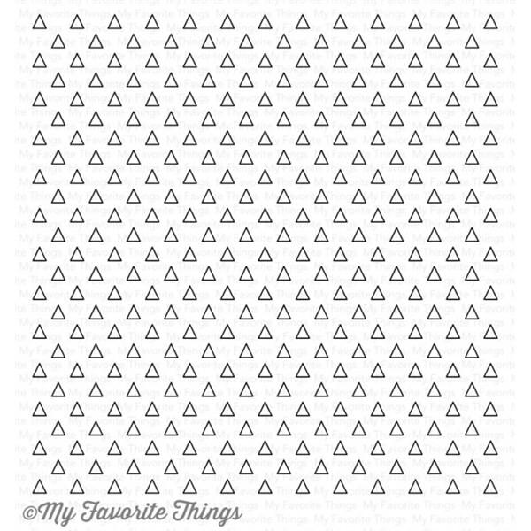 My Favorite Things Background Cling Stamp - Transparent Triangles
