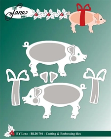 By Lene Die - Large Christmas Pig