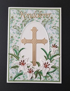 By Lene Die - Kondolerer (inkl. kors)