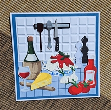 By Lene Die - Wine and Cheese