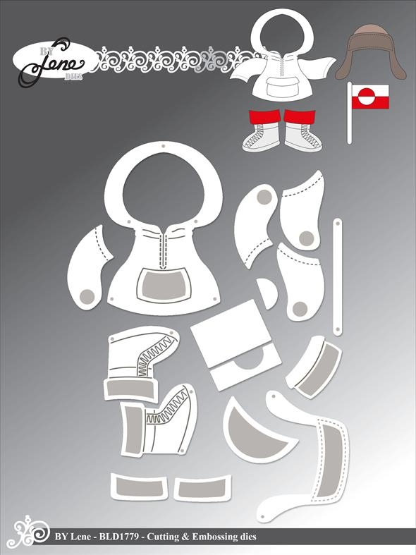 By Lene Die - Accessories for #BLD1778 (Polar Bear)