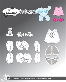 By Lene Die - Accessories for #BLD1839 (tøj)