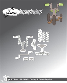 By Lene Die - Accessories for #BLD1839 (cykel)