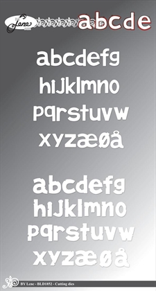 By Lene Die - Alphabet w. Shadow / Small Letters