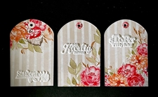 By Lene Cutting & 3D Embossingfolder A6 - Danske Tekster