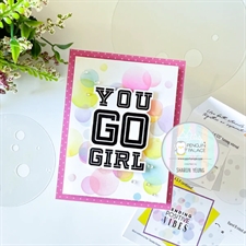 Sunbird Spark Stencils 360°™ - Stencil 6" / Majestic Bokeh