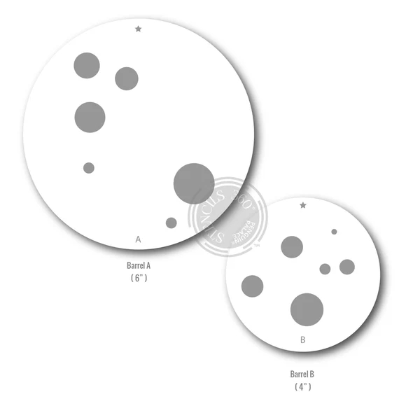 Sunbird Spark Stencils 360°™ - Stencil 6" / Majestic Bokeh